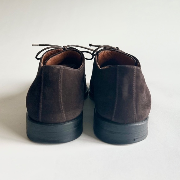 Men’s Aquatalia Dark Brown Suede Genuine Leather  Oxfords size 10 main image 8